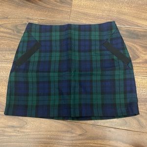 Topshop Plaid Mini Skirt